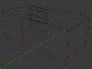 office table 3D Model
