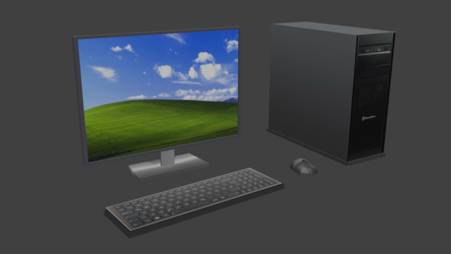 pc set Model 3D .c4d .max .obj .3ds .fbx .stl .blend 