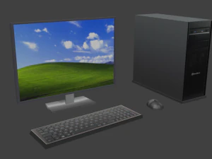 set PC Modello 3D