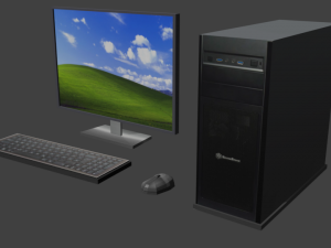 pc set Model 3D