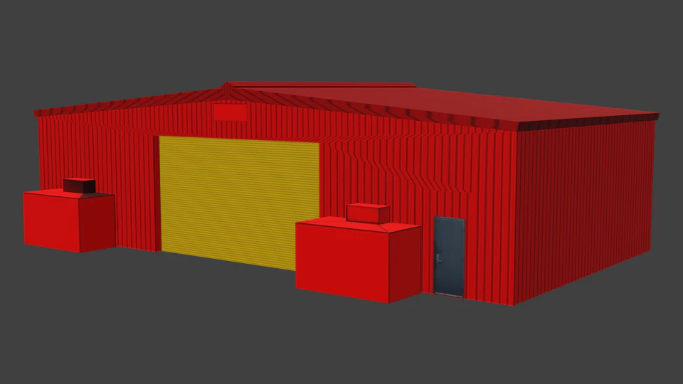 jbpm small warehouse 3D Model .c4d .max .obj .3ds .fbx .stl .blend 