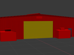 jbpm small warehouse 3D Model