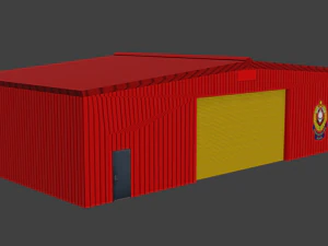 jbpm small warehouse 3D Model