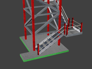 bomba watch tower Modèle 3D