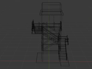 bomba watch tower 3D Model