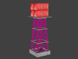 torre dell'acqua Modello 3D