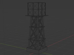 water tower 3D Model