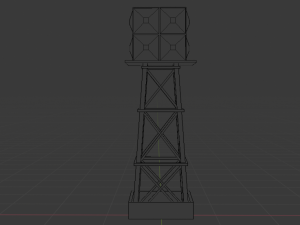 water tower 3D 模型