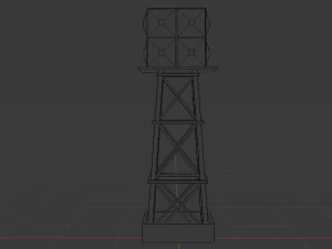water tower 3D Model