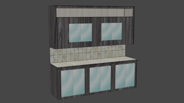 cabinet 3D Модель .c4d .max .obj .3ds .fbx .stl .blend 