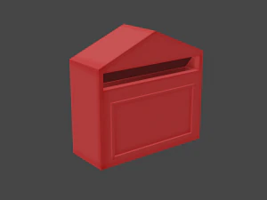 cassetta postale Modello 3D