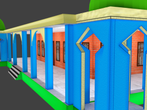 mosque Model 3D