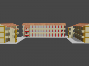 school building 3D Model