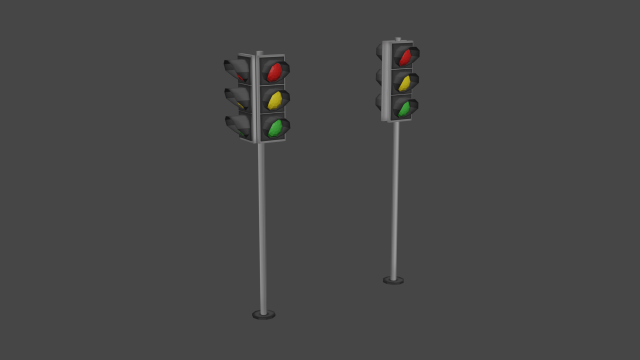 traffic light Modèle 3D .c4d .max .obj .3ds .fbx .stl .blend 