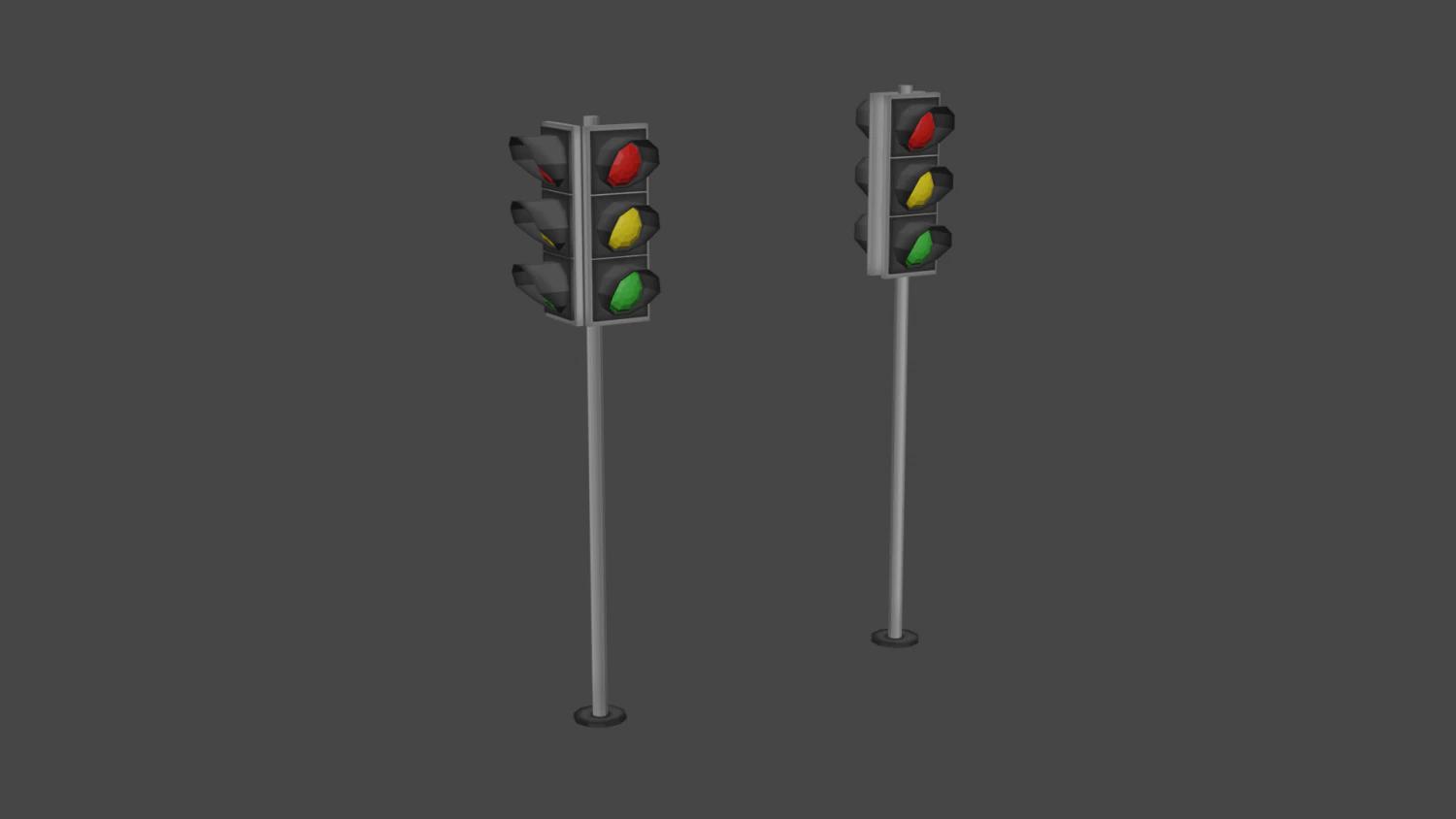 traffic light 3D Model .c4d .max .obj .3ds .fbx .stl .blend 