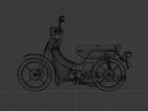 classic motorcycle Modelo 3D