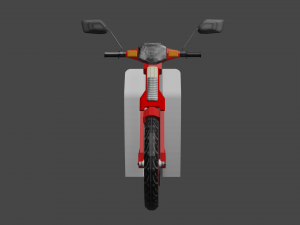 classic motorcycle Modelo 3D