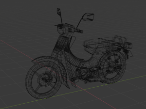classic motorcycle Modelo 3D