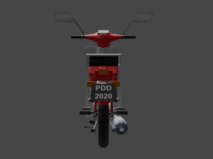 classic motorcycle Modelo 3D