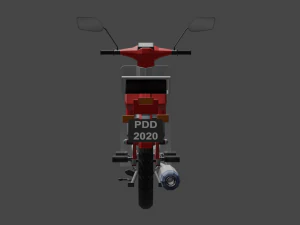 moto classique Modèle 3D