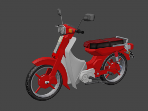 classic motorcycle 3D-Modell