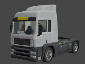 truck - semi truck 3D Model