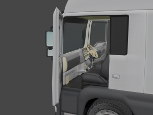 truck - semi truck 3D मॉडल