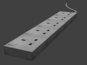 extension plug - extension socket 3D मॉडल