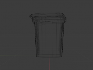 trash can 3D 模型
