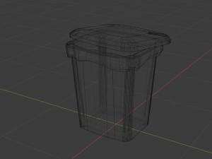 trash can 3D 模型