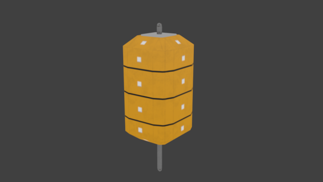 modular buoy - modular pennant buoy Model 3D .c4d .max .obj .3ds .fbx .stl .blend 
