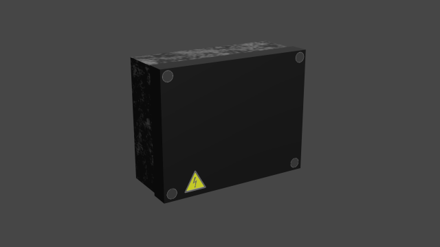 junction box - electrical 3D Модель .c4d .max .obj .3ds .fbx .stl .blend 