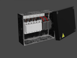 junction box - electrical 3D Модель