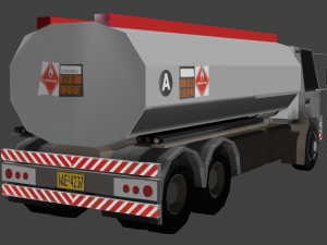 tanker truck Modelo 3D
