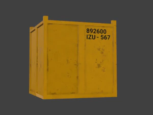 offshore cargo basket 3D Model