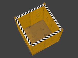 offshore cargo basket 3D Model
