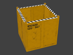 offshore cargo basket 3D Model