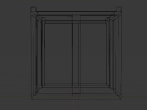 offshore cargo basket 3D Model