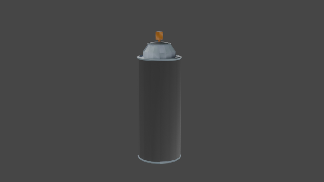 aerosol can - spray can 3D Model .c4d .max .obj .3ds .fbx .stl .blend 
