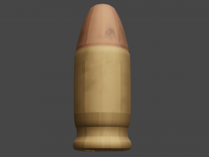 9mm bullet 3Dモデル