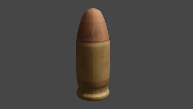 9mm bullet 3Dモデル .c4d .max .obj .3ds .fbx .stl .blend 