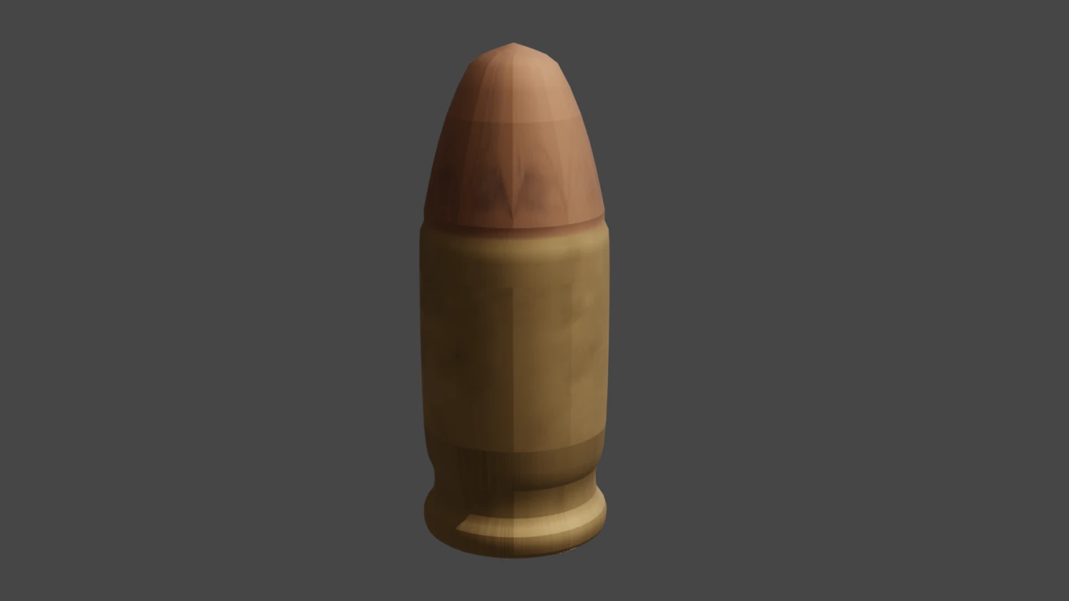 9mm bullet 3D Model .c4d .max .obj .3ds .fbx .stl .blend 