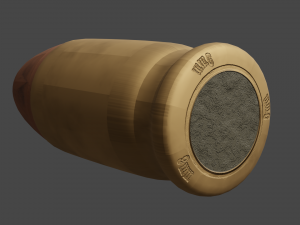 9mm bullet 3Dモデル