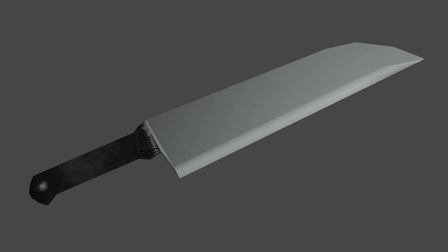 kitchen knife 3D Model .c4d .max .obj .3ds .fbx .stl .blend 