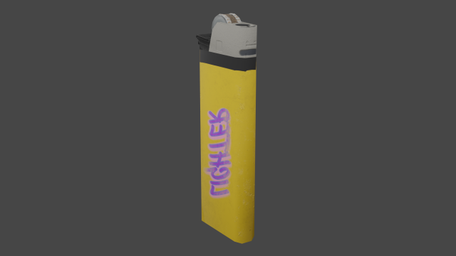 lighter 3D 模型 .c4d .max .obj .3ds .fbx .stl .blend 