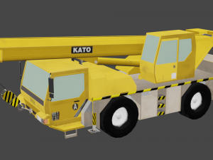 truck crane Model 3D