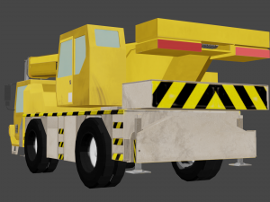 truck crane 3D Model