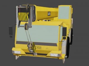 truck crane 3D Model
