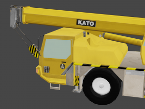 truck crane 3D Model