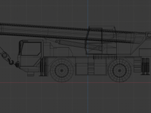 truck crane 3D Model